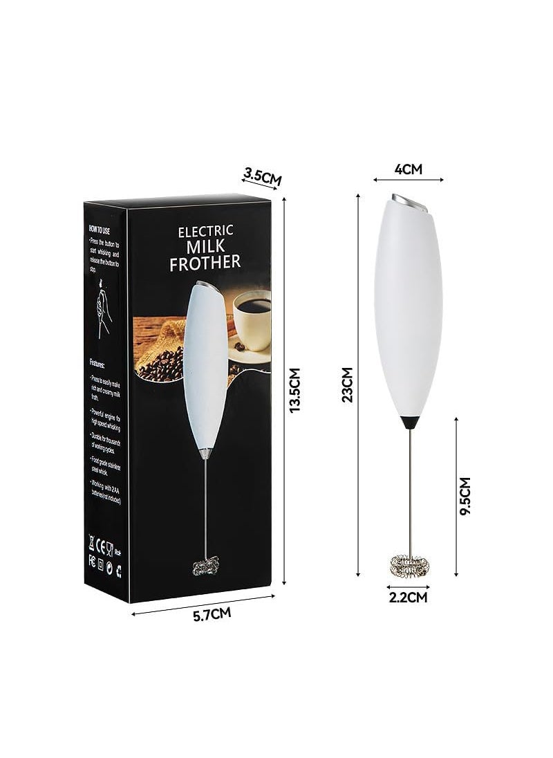 RYUHDA Handheld Coffee Frother Electric Milk Frother for Lattes Shakes Mini Foamer for Cappuccino Frappe Matcha Egg Beater Hand Blender Frother for Milk Coffee Plastic MulticolorM03