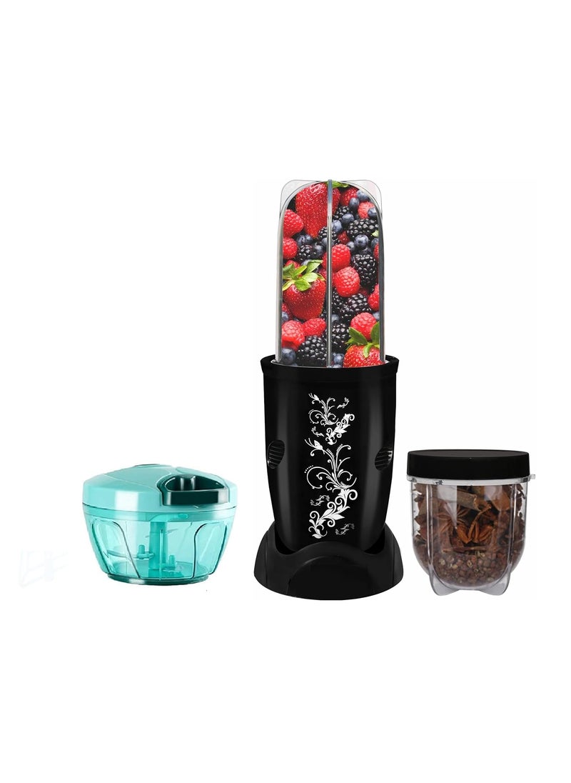ATALSO Nutriblend Mixer Grinder Blender Combo Powerful 450W Motor 20000 RPM Stainless Steel Blades 2 Unbreakable Jars 450 ml Food Chopper