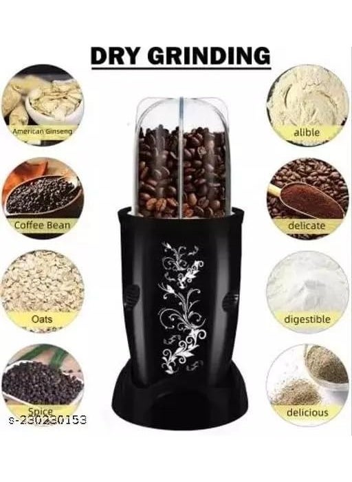 ATALSO Nutriblend Mixer Grinder Blender Combo Powerful 450W Motor 20000 RPM Stainless Steel Blades 2 Unbreakable Jars 450 ml Food Chopper