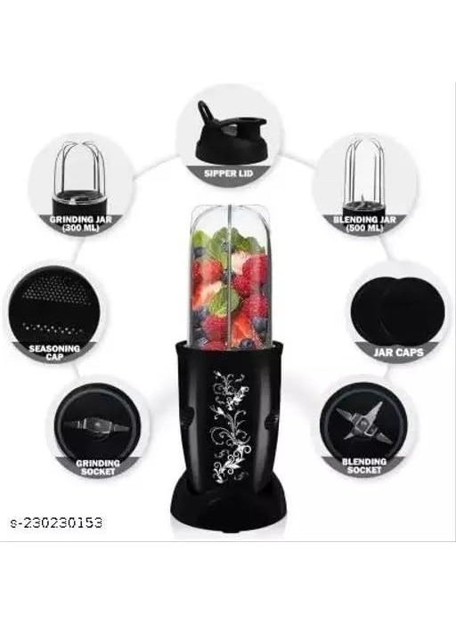 ATALSO Nutriblend Mixer Grinder Blender Combo Powerful 450W Motor 20000 RPM Stainless Steel Blades 2 Unbreakable Jars 450 ml Food Chopper