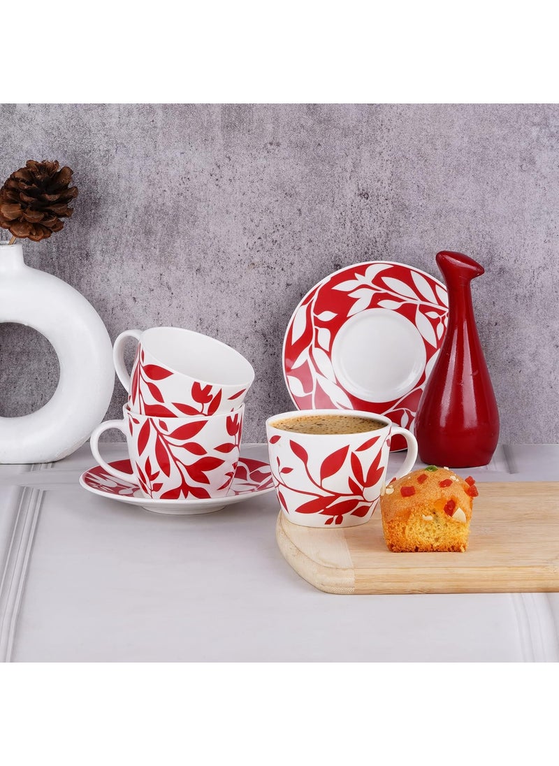 Dandy lines England by DATA Bone China Royal Cups And Saucers In Marrakech 53008 Pack Of 12 200 Ml Multicolor
