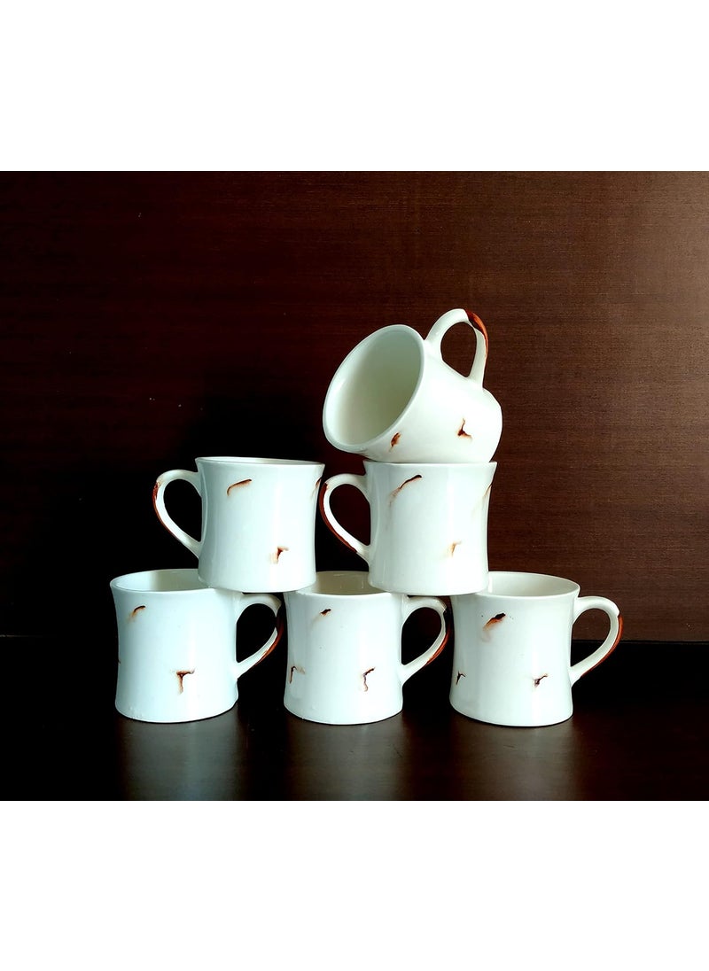 MOODY PANDA Set of 6 Cups Cup Set of 6 Elegant Cloud Series Tea Cups Ceramic