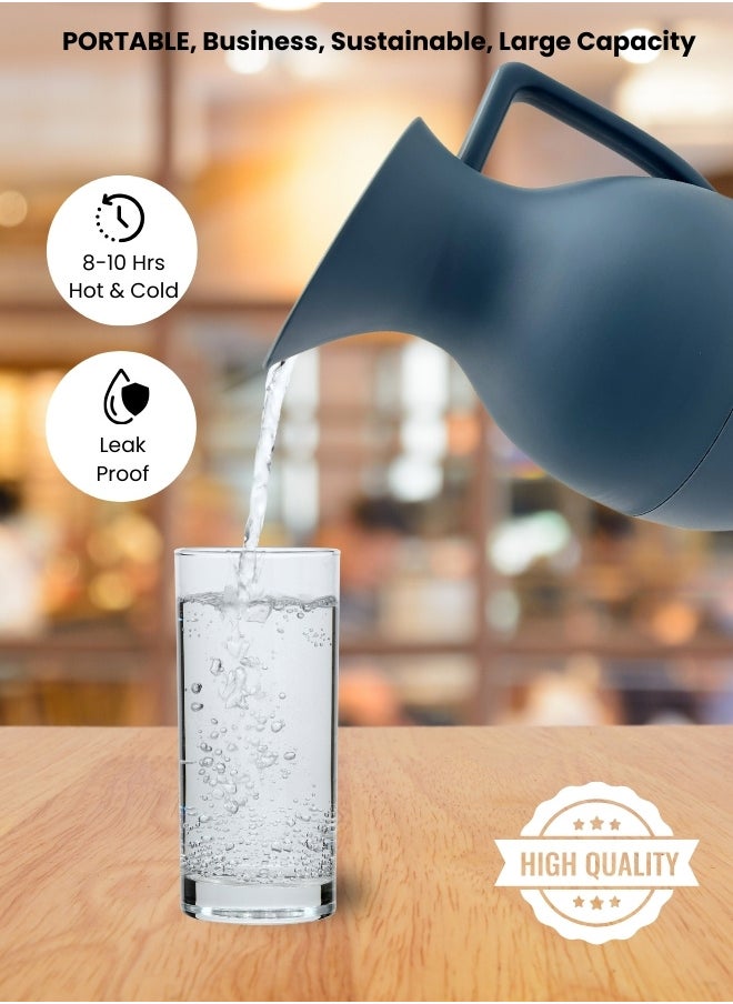 Vacuum Jug Tea Water Coffee 1 Liter Soft Blue