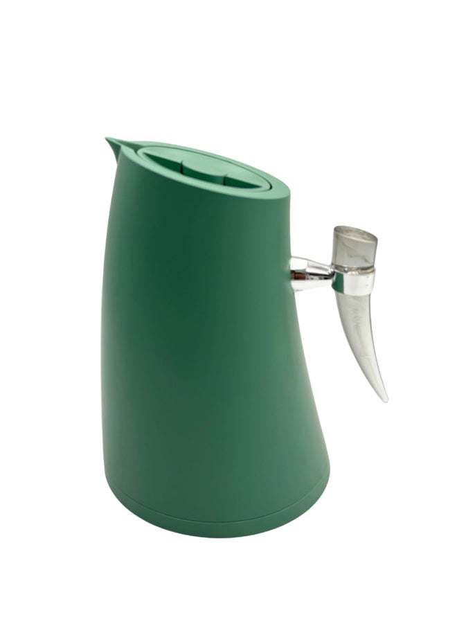 Bird Shaped Vacuum Flask for Home Office Camping 1 Liter Hot or Cold Green