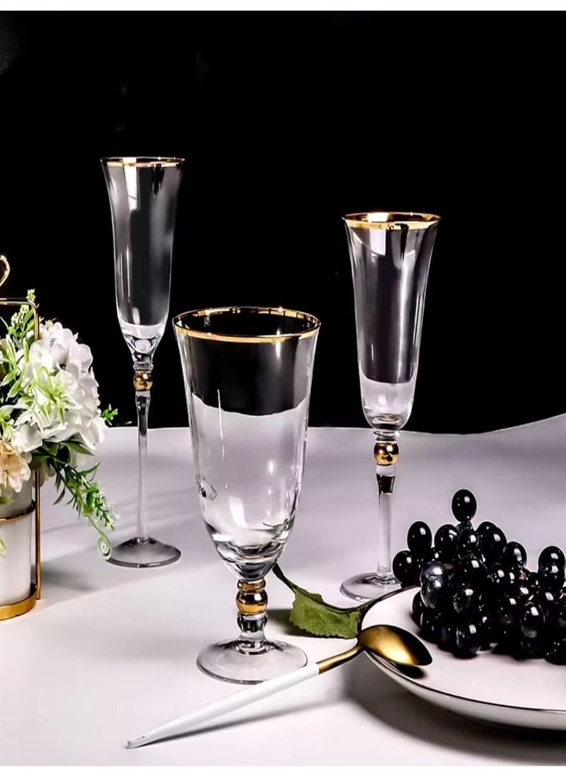 Angie Homes QULIB Wine Glass Set Set of 6