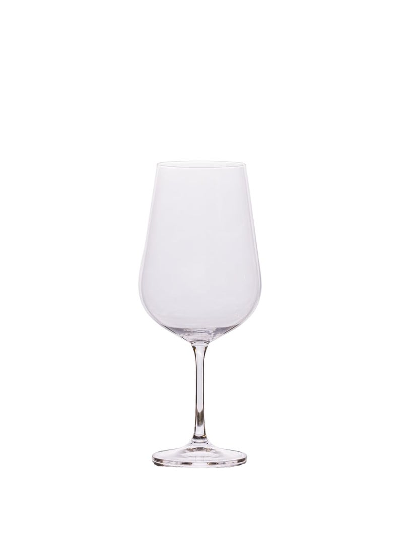 Signature Home Dcor Studio Set of 6 Colibri Pure Crystal Clear Red Wine Glasses 580 ML