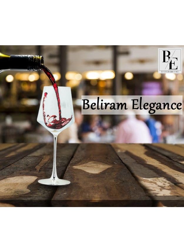 BELIRAM Elegance White Wine Glasses Set of 2 Long Stem Wine Glasses Set for Party Wedding and Home Durable Glassware Barware Bar Tools