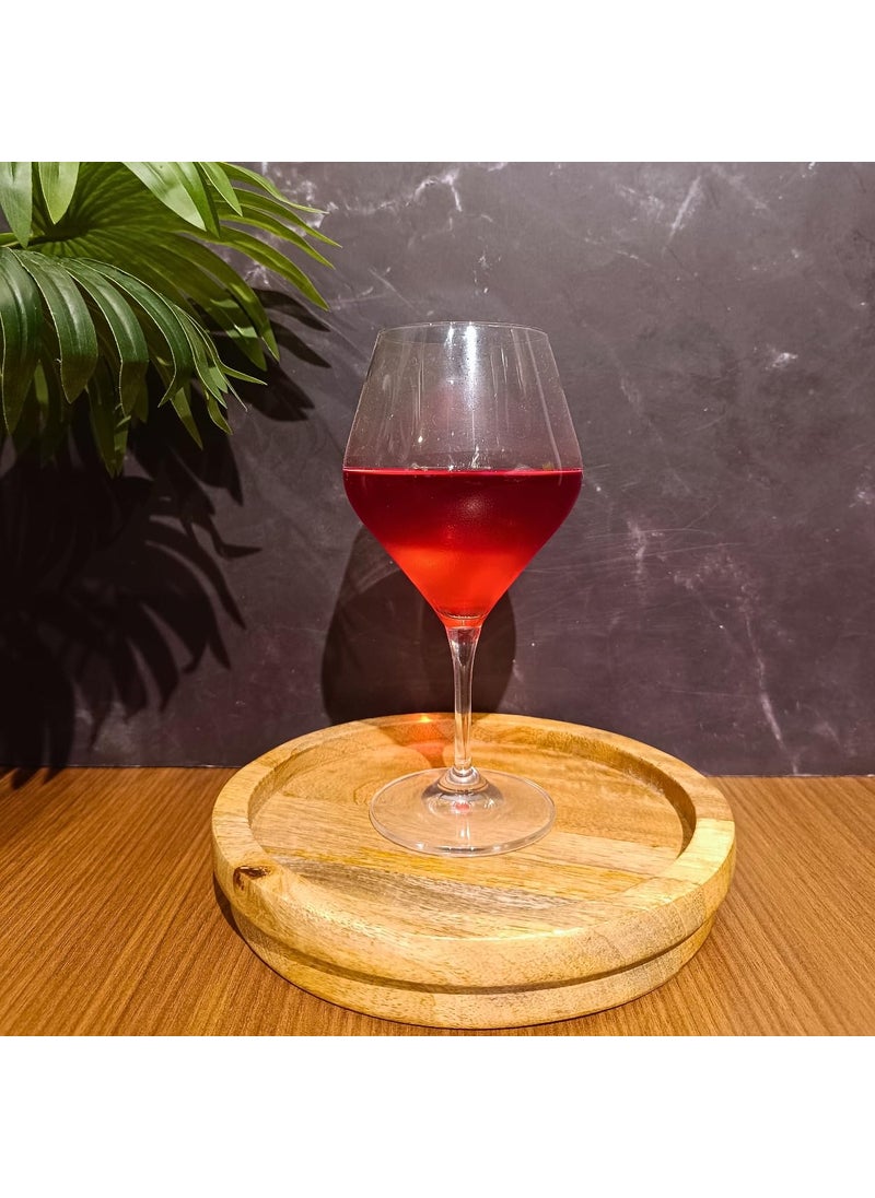 Signature Home Dcor Studio Set of 6 Gavia Pure Crystal Clear Red Wine Glasses 400 ML