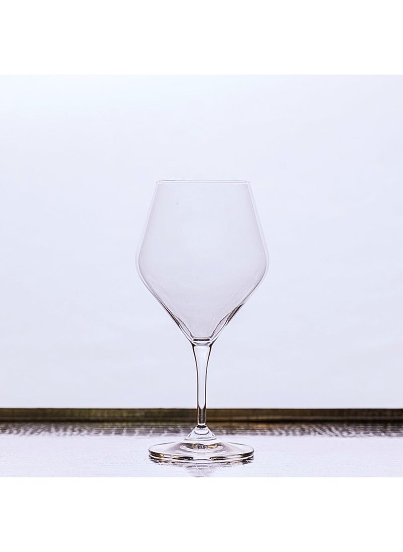 Signature Home Dcor Studio Set of 6 Gavia Pure Crystal Clear Red Wine Glasses 400 ML