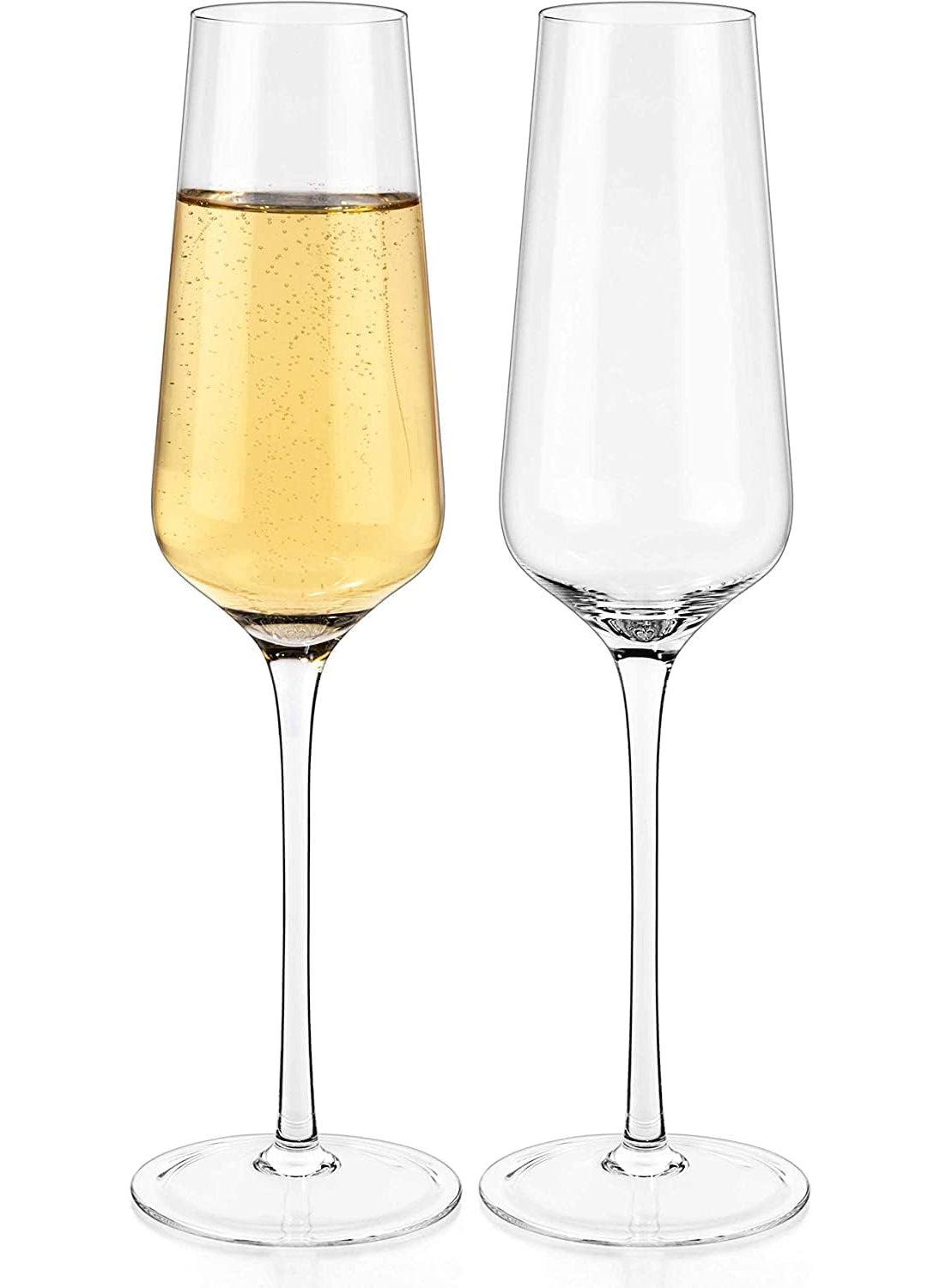 AUREUS Wine Glasses Champagne Brandy Big Stem Wine Glass 250 ML White Wine Red Wine Glasses for Party Restaurants Set of Champagne Glass 6