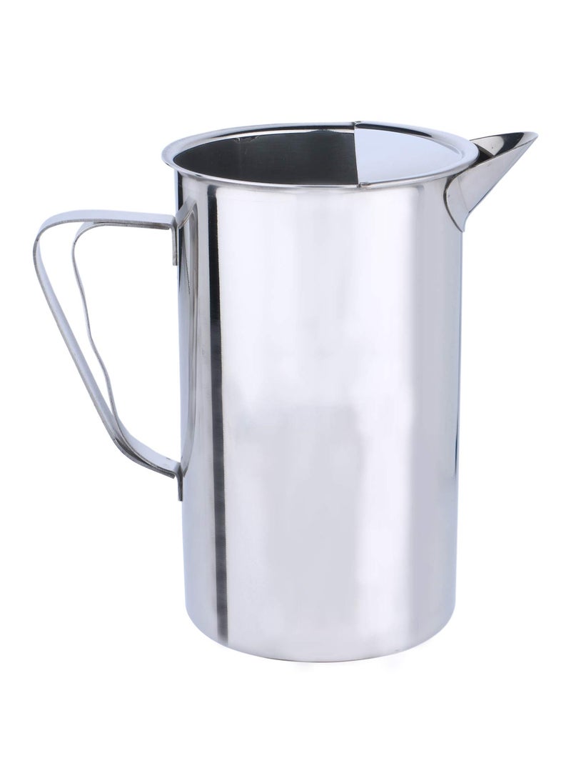 Ajay Steel Ice Jug Stainless Steel Mirror Finish Tableware Cold Beverages Drink Juice Pot 2500 ml