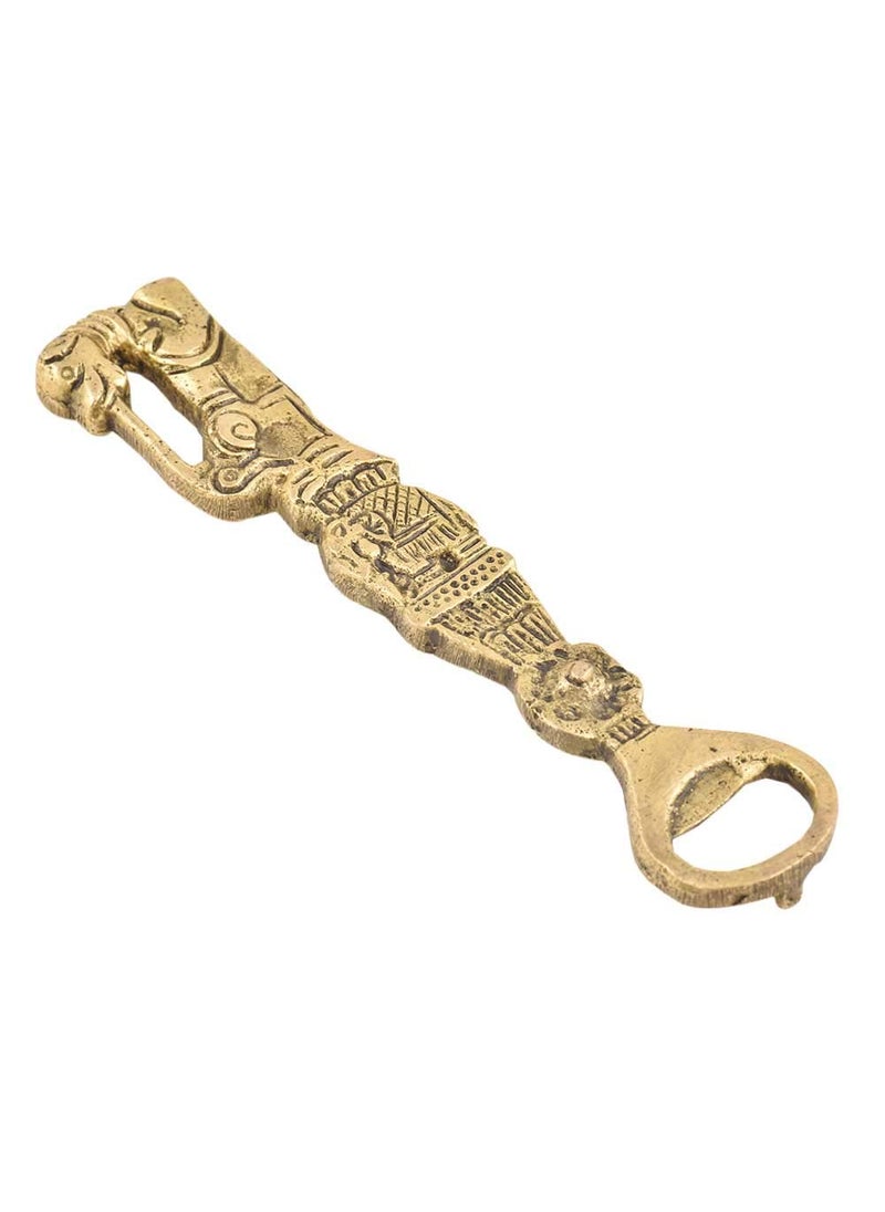IndianShelf Soda Opener Dog and Elephant Head Bottle Opener Gold Brass Beer Opener Home Accessories Bar Accessories for Home Decor Gifts for Drinkers