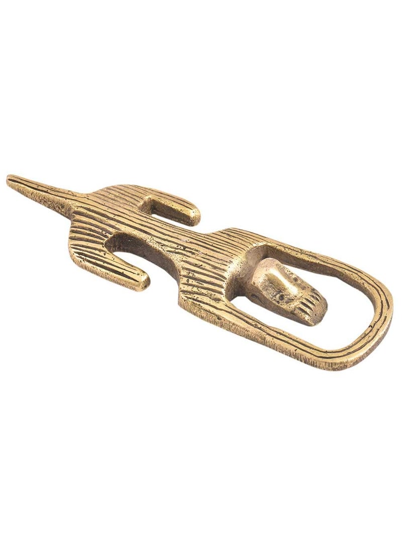 IndianShelf Heavy Duty Beer Bottle Opener Decorative Bottle Openers Brass Gold Beer Bottle Openers Home Accessories Bar Set for Home Wine Set Gift Box