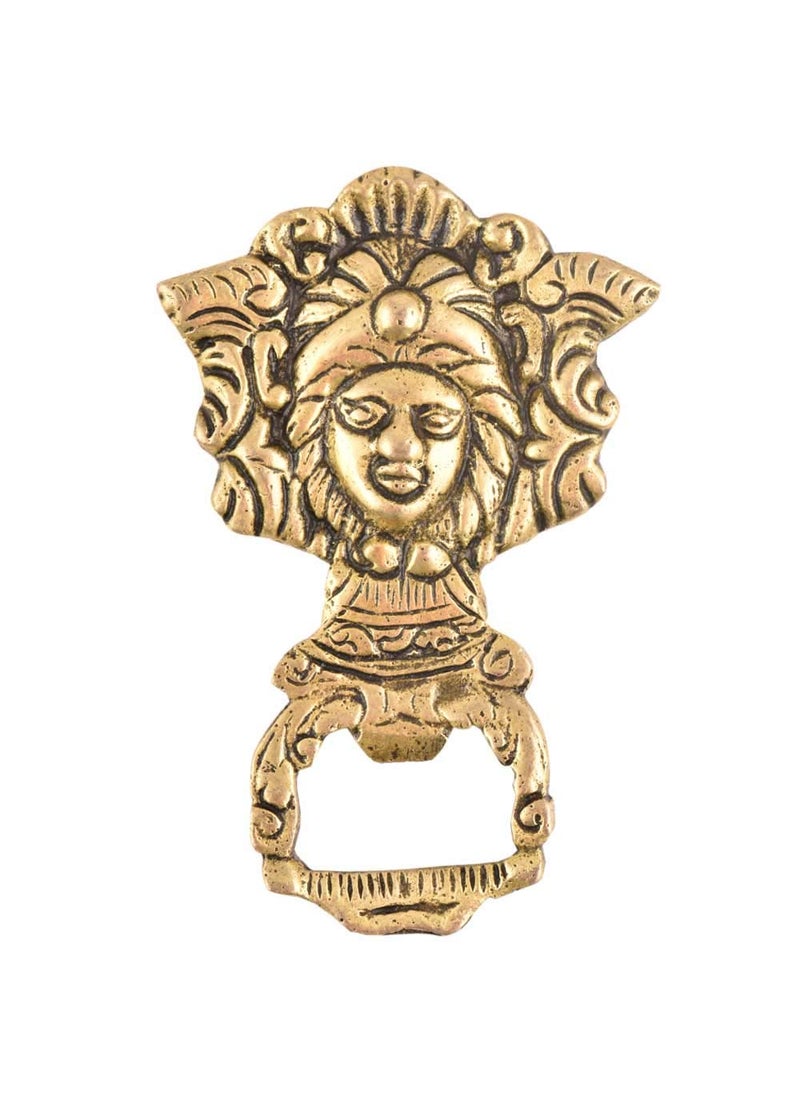 IndianShelf Soda Opener Tribal Head Bottle Openers Gold Brass Beer Bottle Opener Kitchen Tool Bar Gifts for Men Wine Gift Set