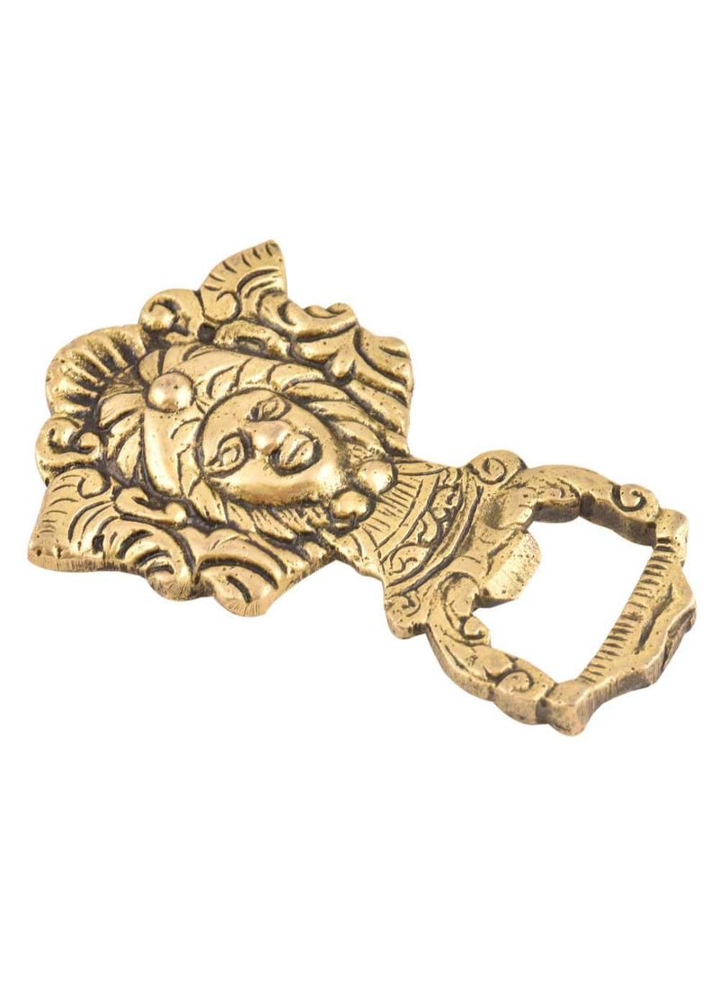 IndianShelf Soda Opener Tribal Head Bottle Openers Gold Brass Beer Bottle Opener Kitchen Tool Bar Gifts for Men Wine Gift Set