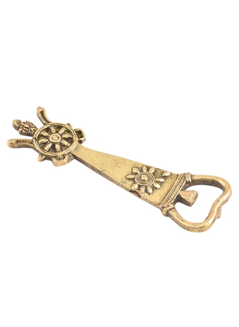 IndianShelf Beer Opener Nautical Bottle Opener Bar Gold Brass Bottle Opener Decorative Gift Items Bar Set Box Mocktail Accessories