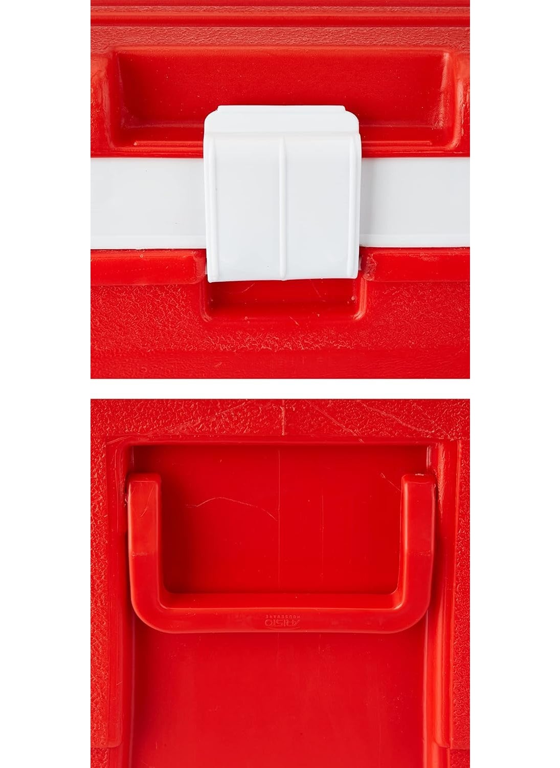 Divik 50 LTR Icebox Insulated Ice Bucket Multi Storage Ice Box for Travel Party Picnic Bar Ice Cubes Chiller for Cold Drinks Medical Purpose 1Pcs Red