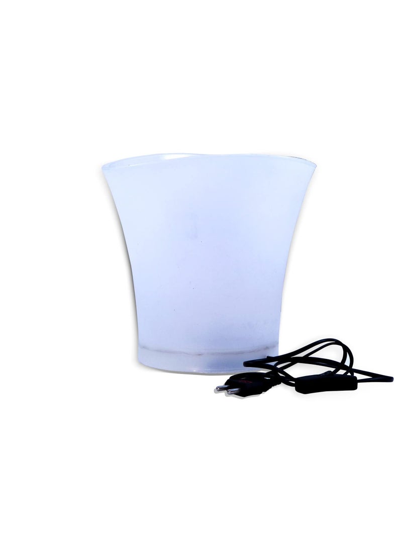 Ever Mall LED Lighted Ice Bucket Color Changing Drinking Wine Champagne Buckets for Party Home Weddings