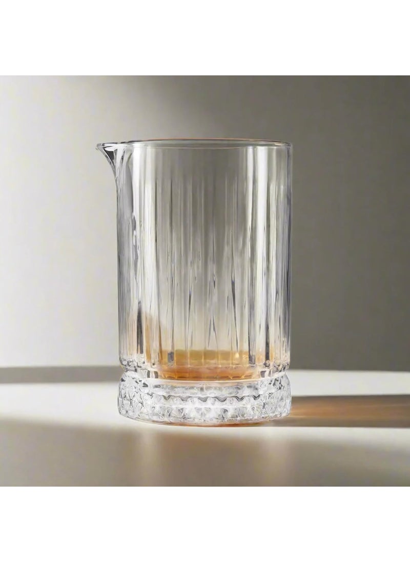 ProKitchen Cocktail Mixing Glass Bartender Beaker Cocktail Stirring Glass with Thick Weighted Bottom Professional Bar Beaker Mixing Glass for an Awesome Mixing