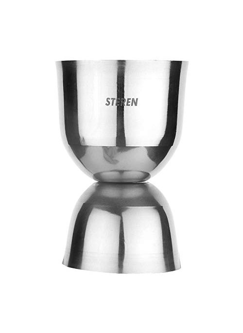 Steren Impex Stainless Steel 3 Piece Coin Design Bar Set for DrinkGift Double Wall Ice Bucket Tong Peg Measure