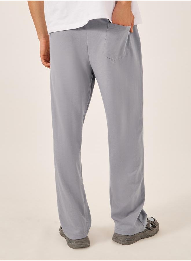 Gothic Text Placement Print Oversized Joggers