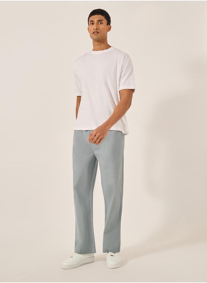 Oversized Ripstop Open Hem Joggers