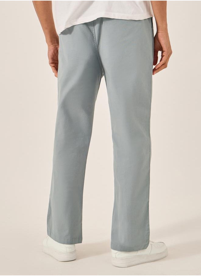 Oversized Ripstop Open Hem Joggers