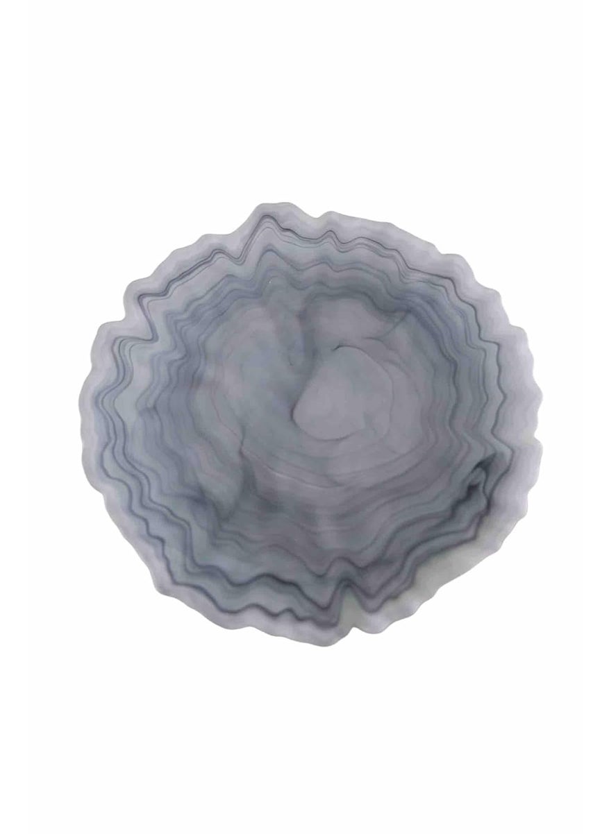 LS LUXURIOUS Albany Grey DessertQuarter Plate 826 inch 6Pcs Set with Gift Box