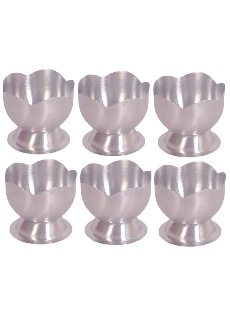 Dynore Stainless Steel Dessert Combo Gifting Set 13Pieces Silver