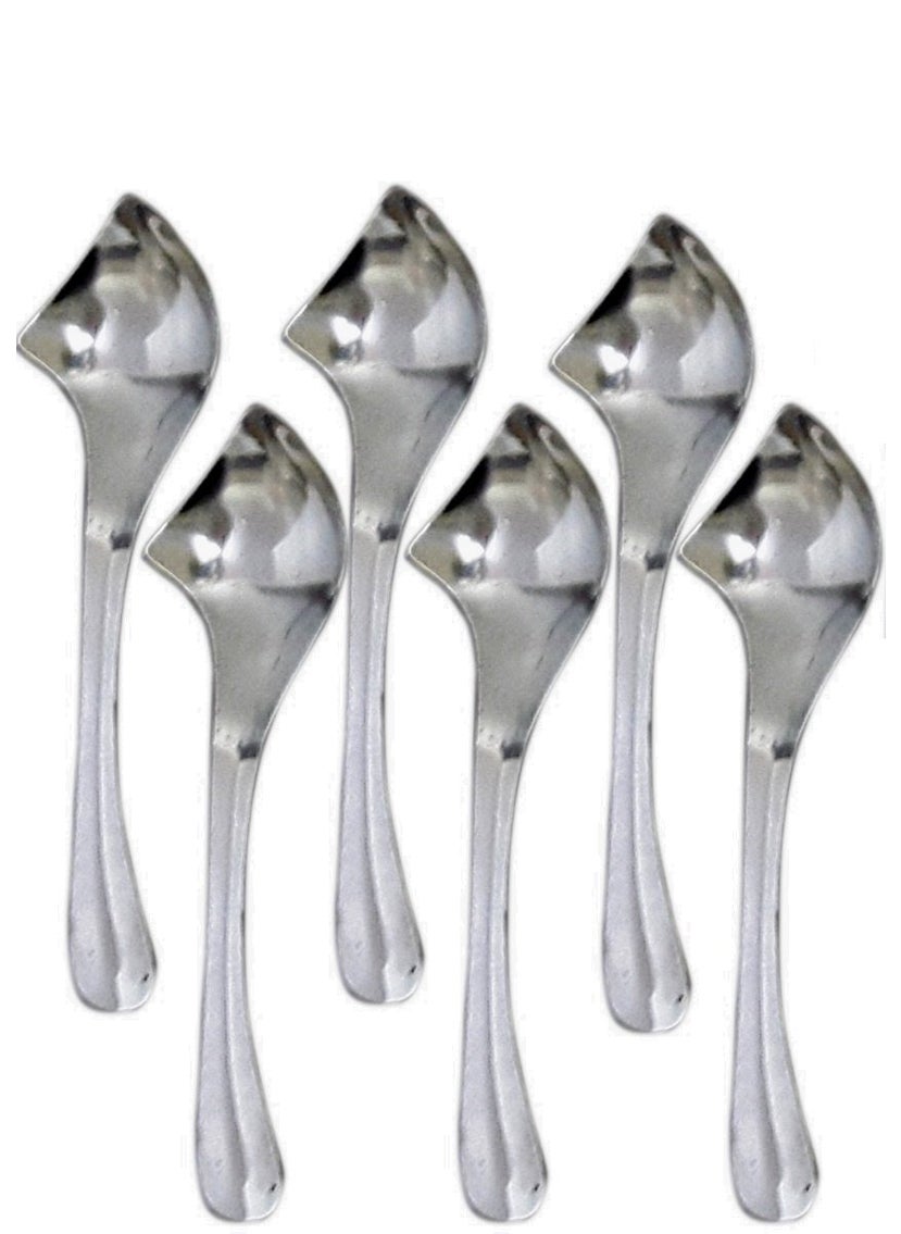 Dynore Stainless Steel Dessert Combo Gifting Set 13Pieces Silver