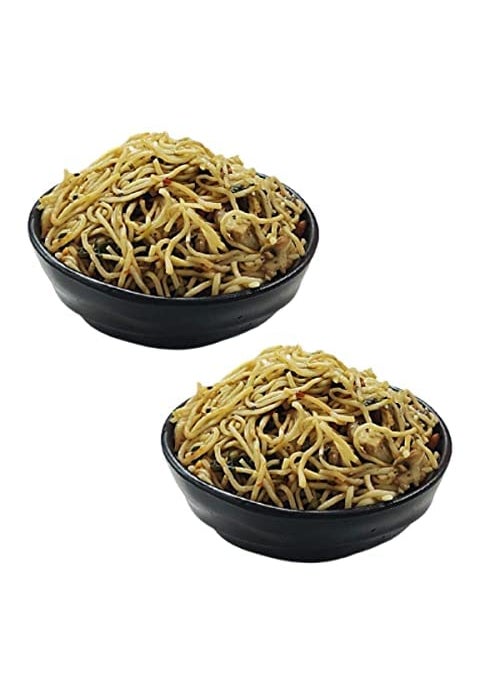 DECOR VIBES Melamine French Fries Momos Paneer Tikka Serving Platter with 2 Noodles Bowls and 2 Dip Bowls Unbreakable Dessert and Snacks PlatterTray Matt Black Combo Pack of 8