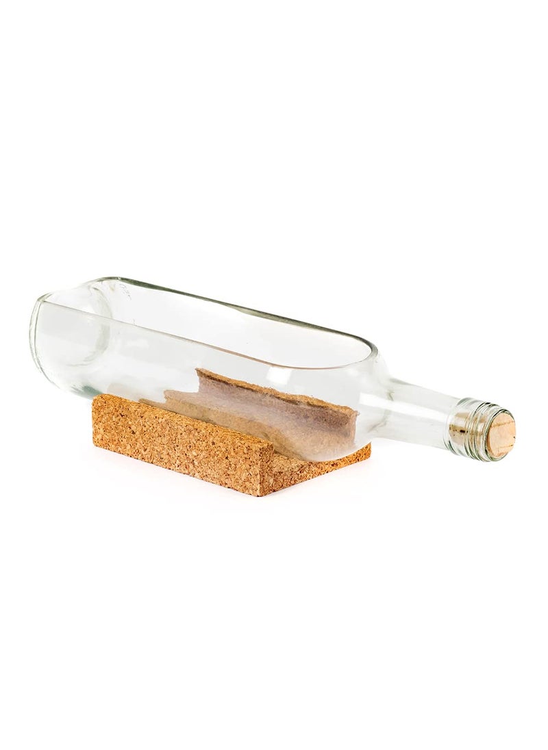 Kavis Upcycled Bottle Serving Platter EcoFriendly Transparent Versatile for Snacks Fruits Starters and Cheese Ideal for Any Occasion