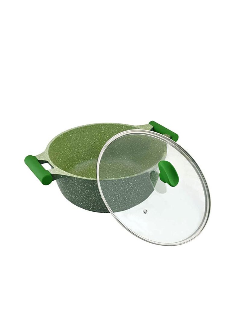 PRESTIGE Non-Stick Casserole 34cm, Cast Aluminum Green