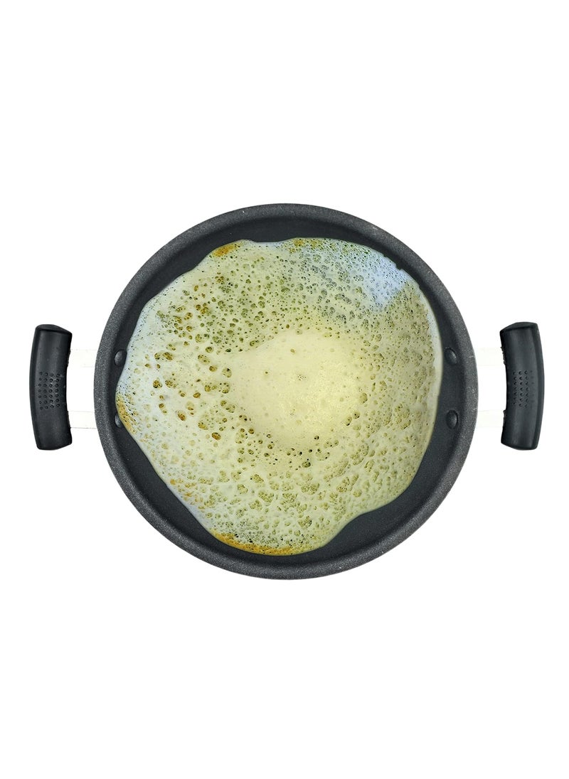CooPany NonStick Aluminium AppachattiAppa kadai With Stainless Steel Lid