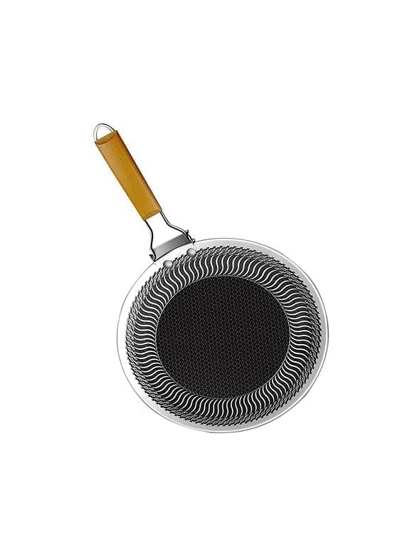 Kruvad Stainless Steel Grill Plate for Nonstick BBQ Roti Maker with Folding Handle Gourmet Baking Korean Tawa Skillet Set Ideal for Camping 53x34x1 CM