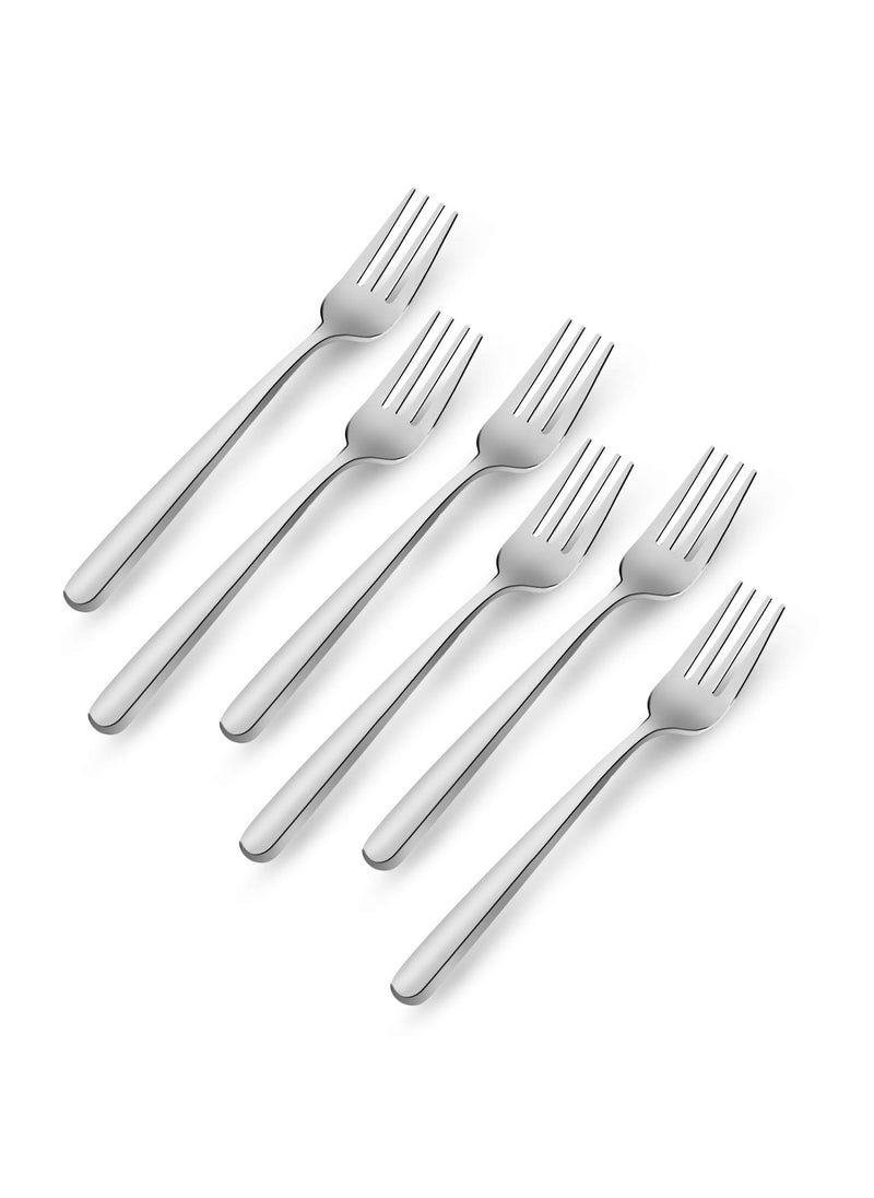 Kishco Stainless Steel Serene Dessert Fork 4 MM Pack of 6