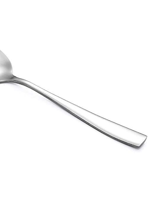 Dishita Creations Stainless SteelTable SpoonsThickness2 MM Standard Size Spoon Set Length 165 CmsSilver Pieces 24