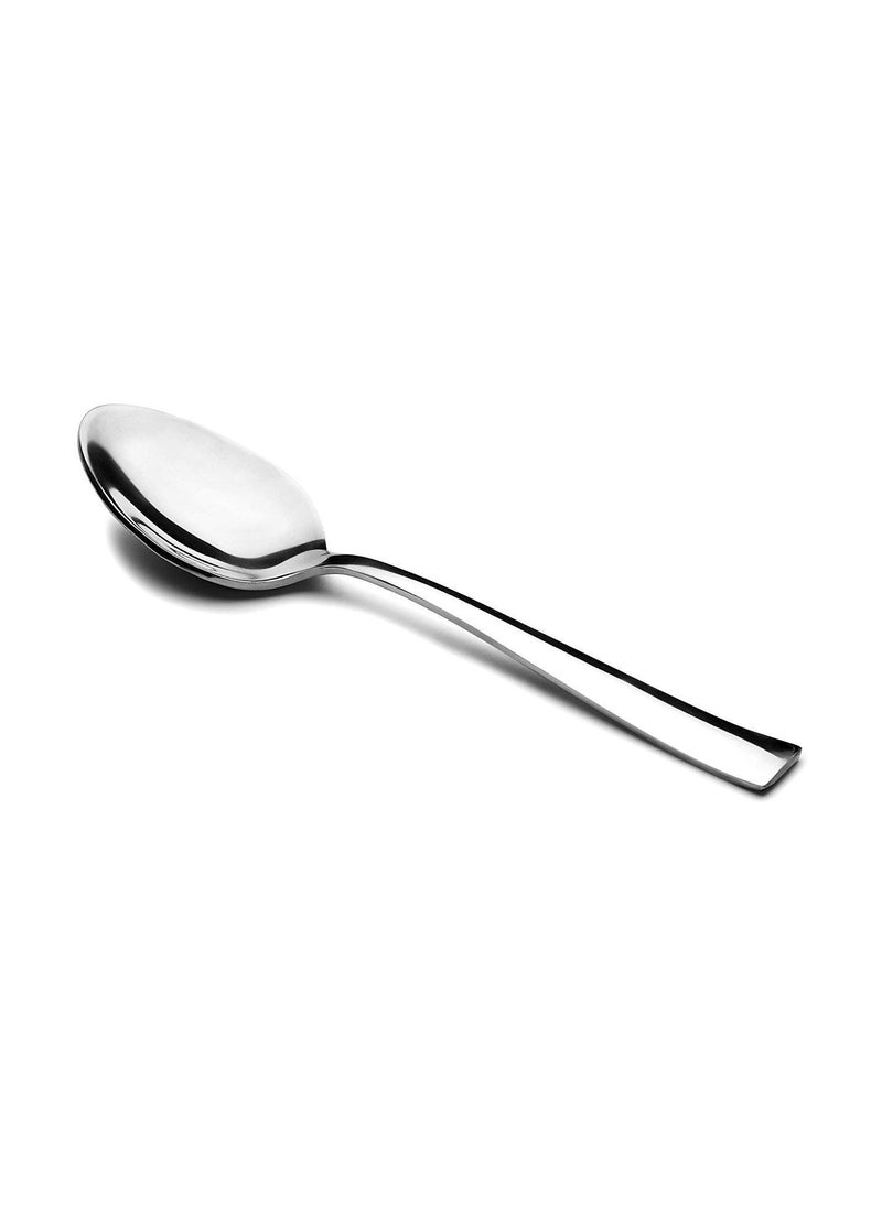 Dishita Creations Stainless Steel Standard Size DinnerTable Spoons Thickness2 MM Spoon Set Length 62 InchSilver Piece 24