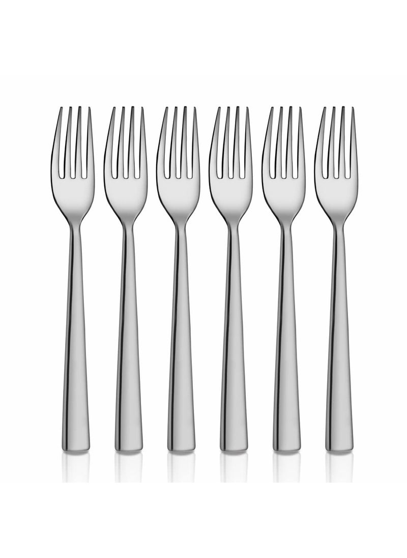 Shri Sam Stainless Steel Lotus Plain Desert Fork6 Pieces
