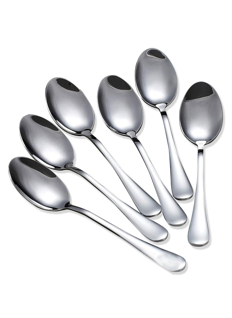 BHANSAZ Stainless Steel Table Spoon Set of 12 for Home Kitchen Rust Resistant Mirror Polished Length 166 Cm