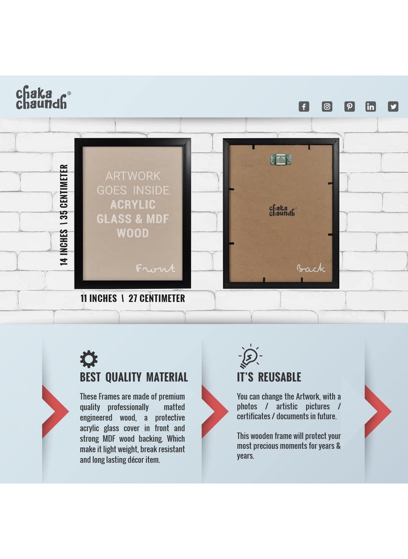 Chaka Chaundh Unique Sanskrit Quotes Art Motivational Sanskrit Quotes Framed Poster Inspirational Quotes Wisdom Quotes 14 X 11 inches