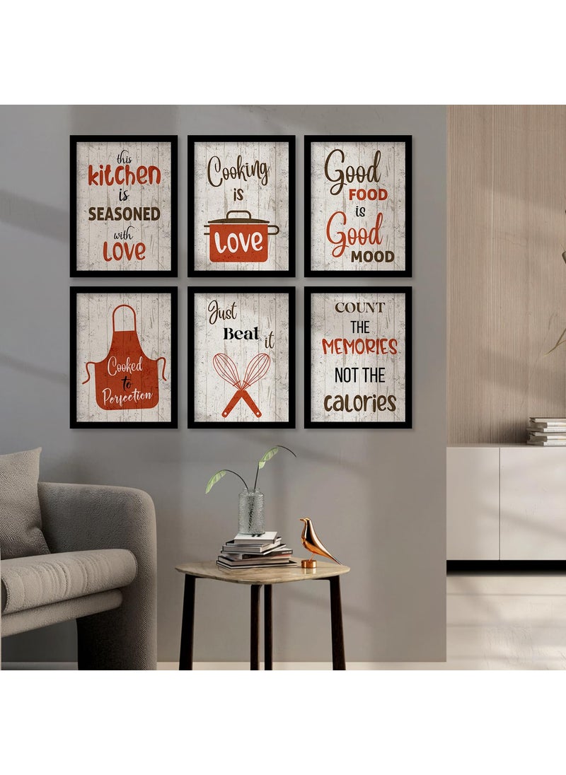 kotart Restaurant Quotes Framed Posters for Kitchen Wall Decoration Posters with Frame for CafeRestaurant Wall Decor 10 x 13 inch Kitchen 9