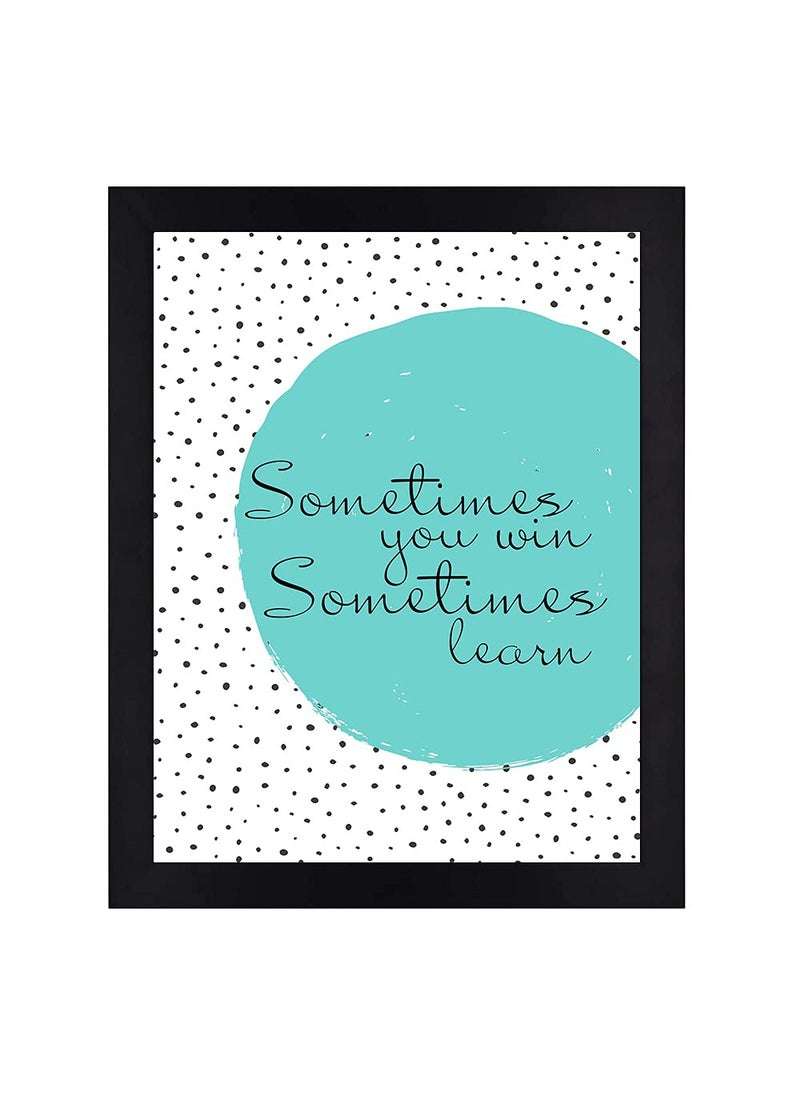 Interiocrafts Motivational Posters with FrameInspirational Wall Art for Office Home Classroom Gym Positive Mindset Success Decor 13 x10 Inches Black PACK of 4