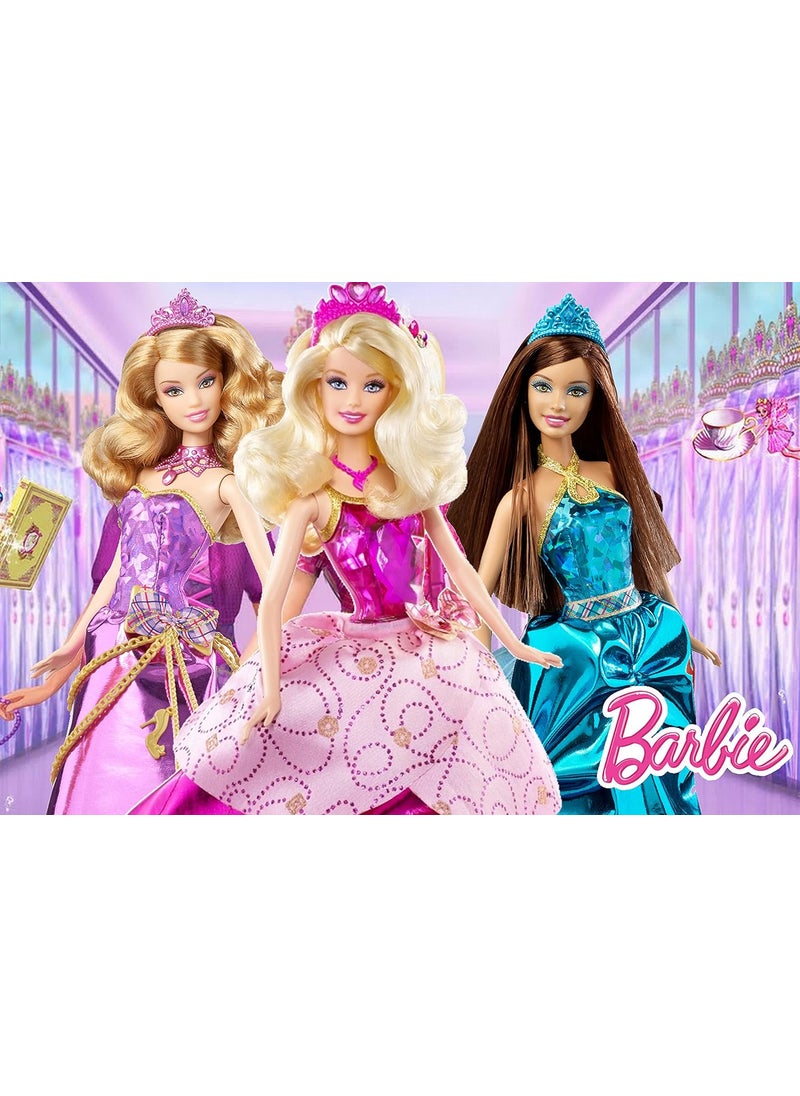 wallpics Barbie Doll Waterproof Vinyl Sticker Poster 24X18 inches