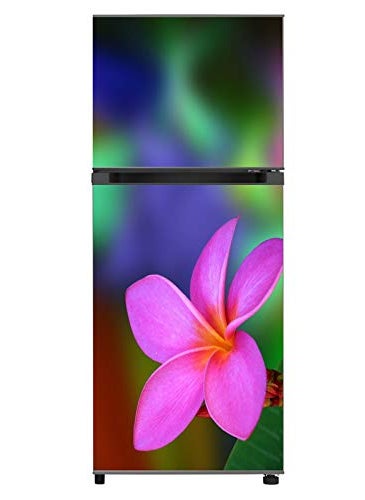 Advait Designs Vinly 3D Colourful FlowerDecorative Extra Large PVC Vinyl Fridge Sticker Multicolor 60 cm X 160 cm