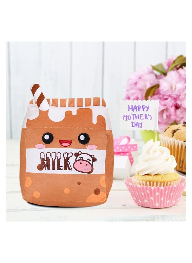 Milk Plush Pillow Food Shaped Pillow Fruit Milk Pillow Home Hugging Gift for Kids