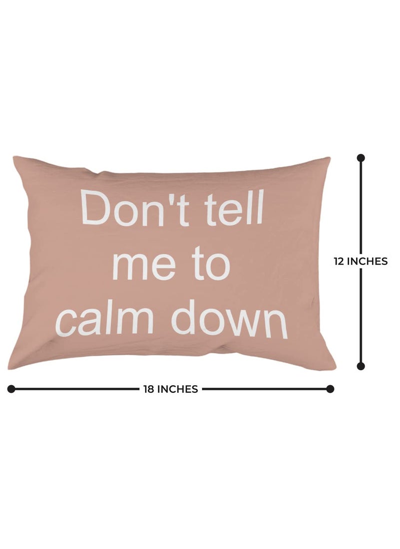 Crazyify Clam Down Pillow Set of 2 Valentines Day Gift for GirlfriendBoyfriend Husband and Wife Pillow Pillow for BedroomLiving Room 2 Pillow 12x18 Inches