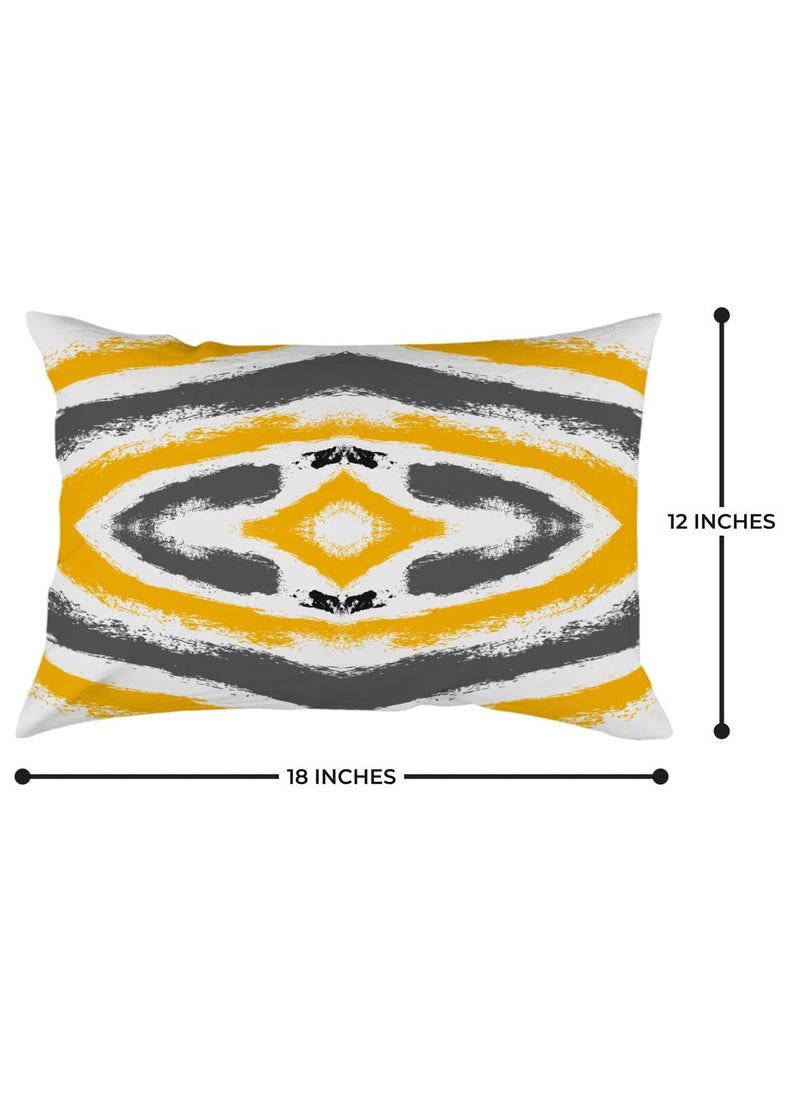 Crazyify Yellow Pillow Set of 2 Valentines Day Gift for GirlfriendBoyfriend Husband and Wife Pillow Pillow for BedroomLiving Room 2 Pillow 12x18 Inches