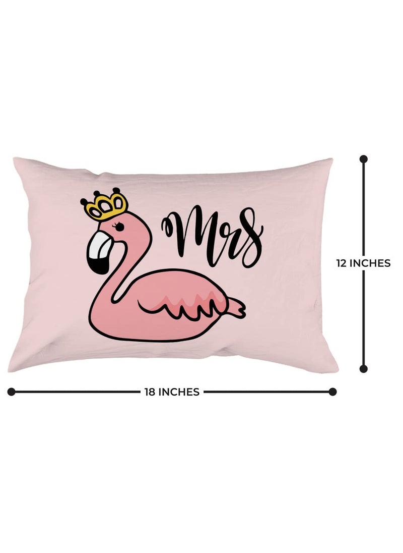 Crazyify Mr Pillow Set of 2 Valentines Day Gift for GirlfriendBoyfriend Husband and Wife Pillow Pillow for BedroomLiving Room 2 Decorative Pillow 12x18 Inches