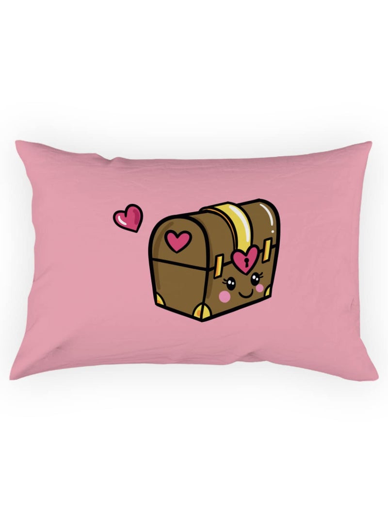 Crazyify Pink Pillow Set of 2 Valentines Day Gift for GirlfriendBoyfriend Husband and Wife Pillow Pillow for BedroomLiving Room 2 Decorative Pillow 12x18 Inches